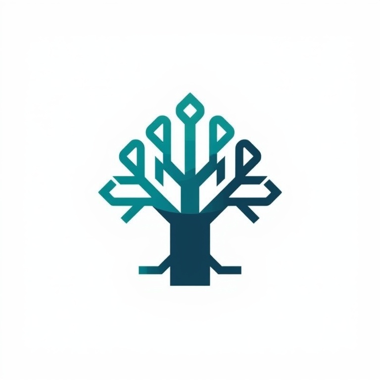 Geometric Tree Logo