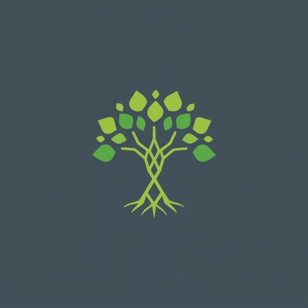 Geometric Tree Logo