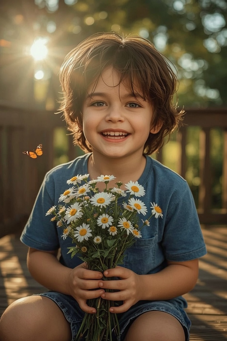 Golden Afternoon Laughter