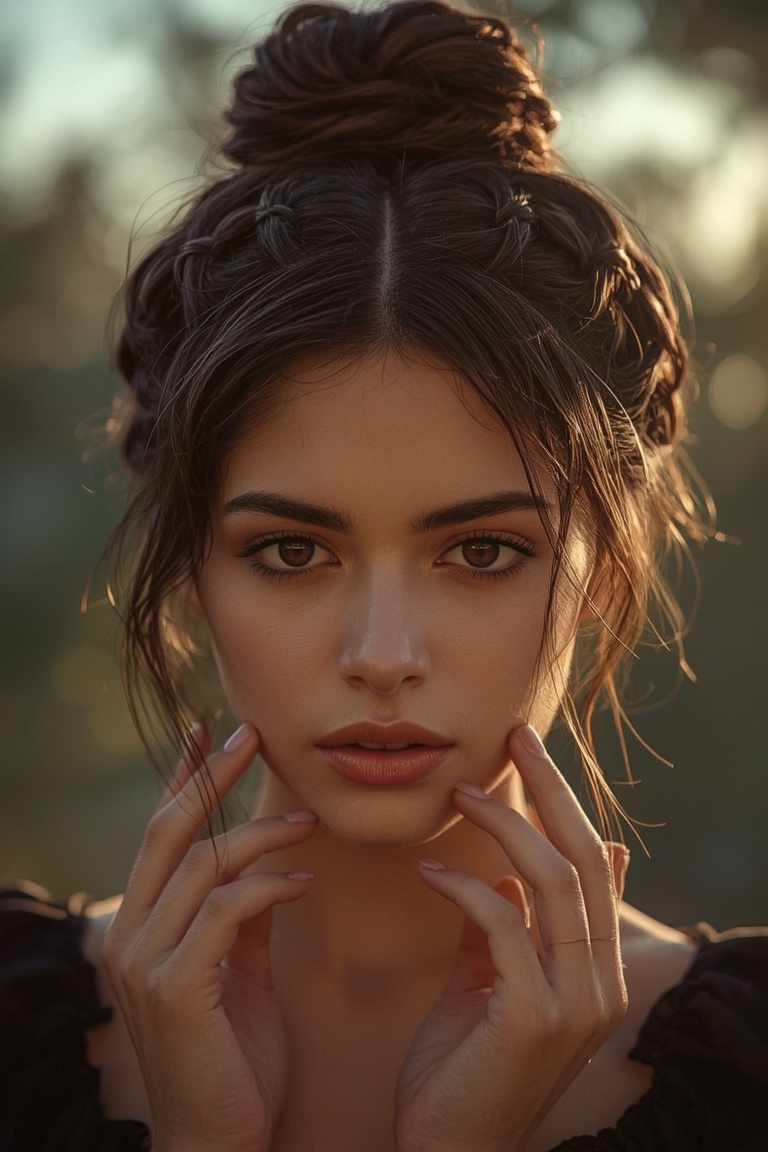 Golden Braid Elegance