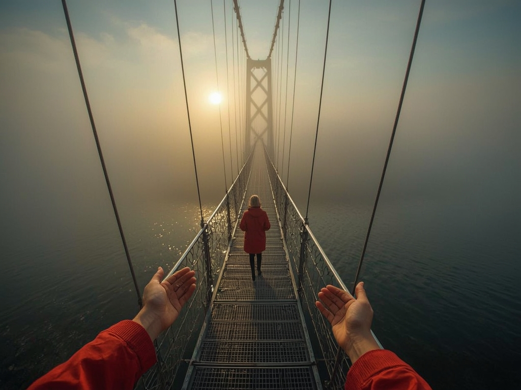Golden Bridge at Dawn