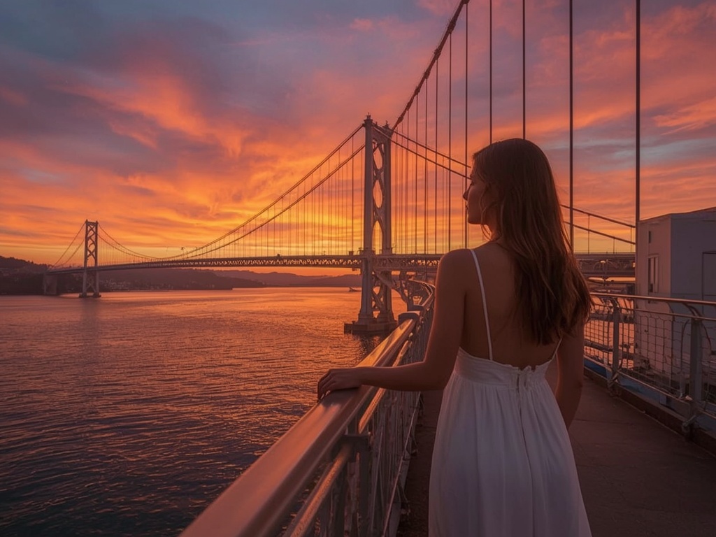Golden Bridge Sunset