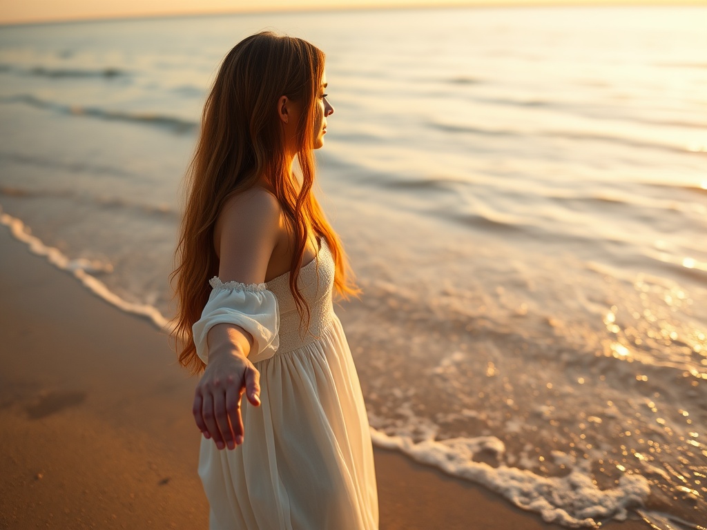 Golden Dawn by the Sea