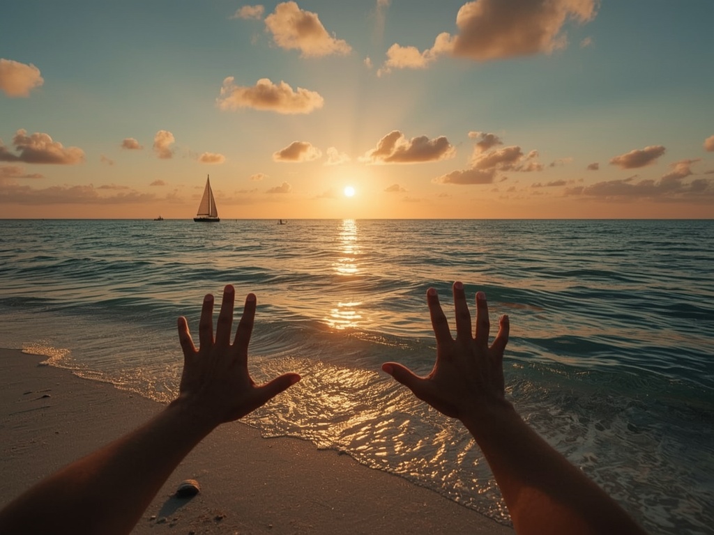 Golden Dawn Over Tranquil Shores