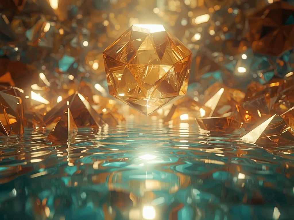 Golden Dodecahedron Dreamscape