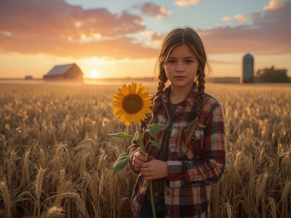 Golden Harvest Sunrise