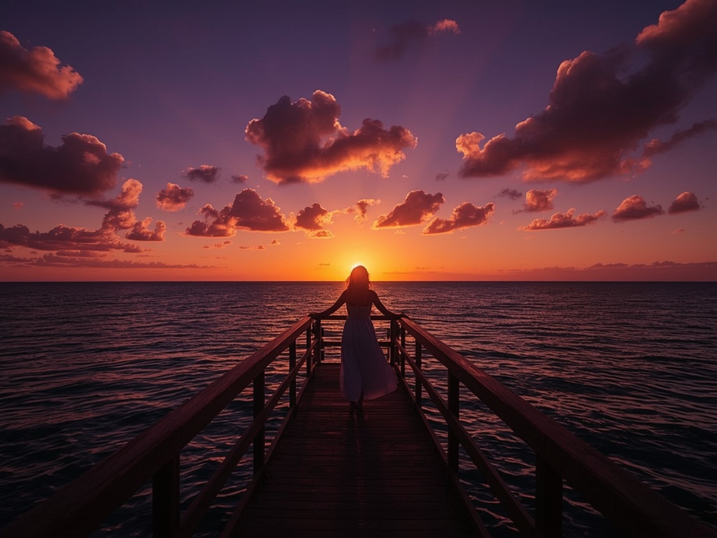 Golden Horizon at Dusk