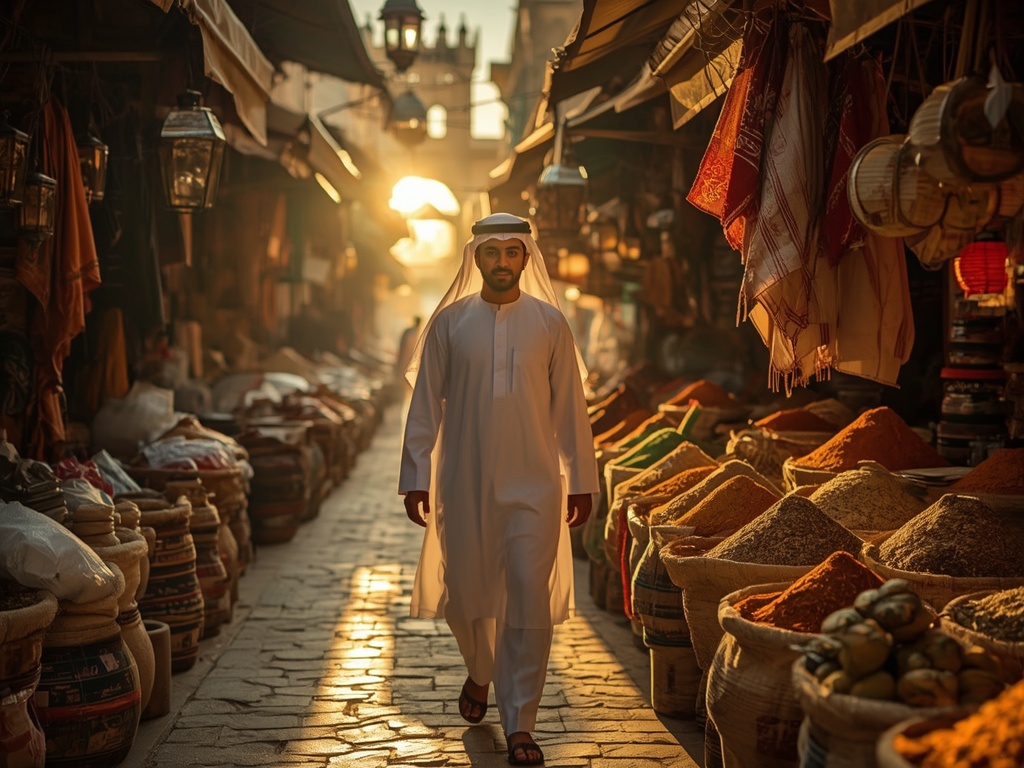 Golden Hour at the Spice Souk