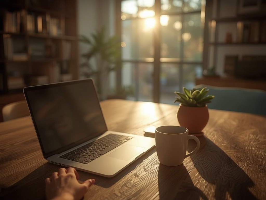 Golden Hour Desk
