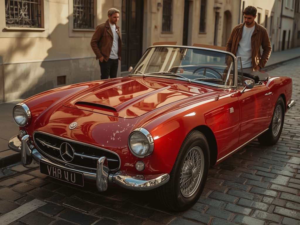 Golden Hour Elegance: A Vintage Beauty