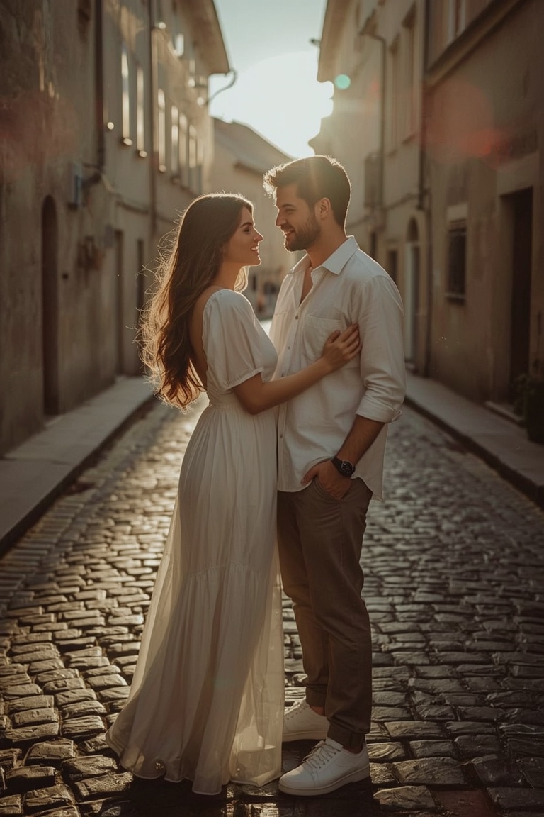 Golden Hour Embrace