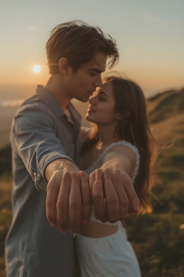 Golden Hour Embrace