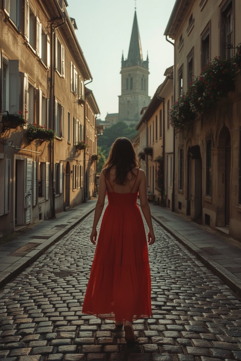 Golden Hour in a European Dream