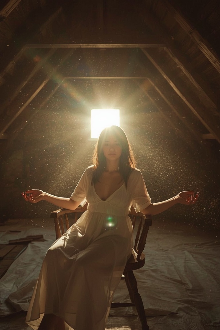 Golden Hour in the Attic