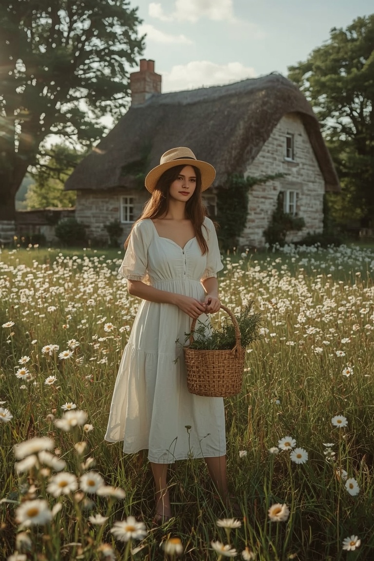 Golden Hour in the Meadow