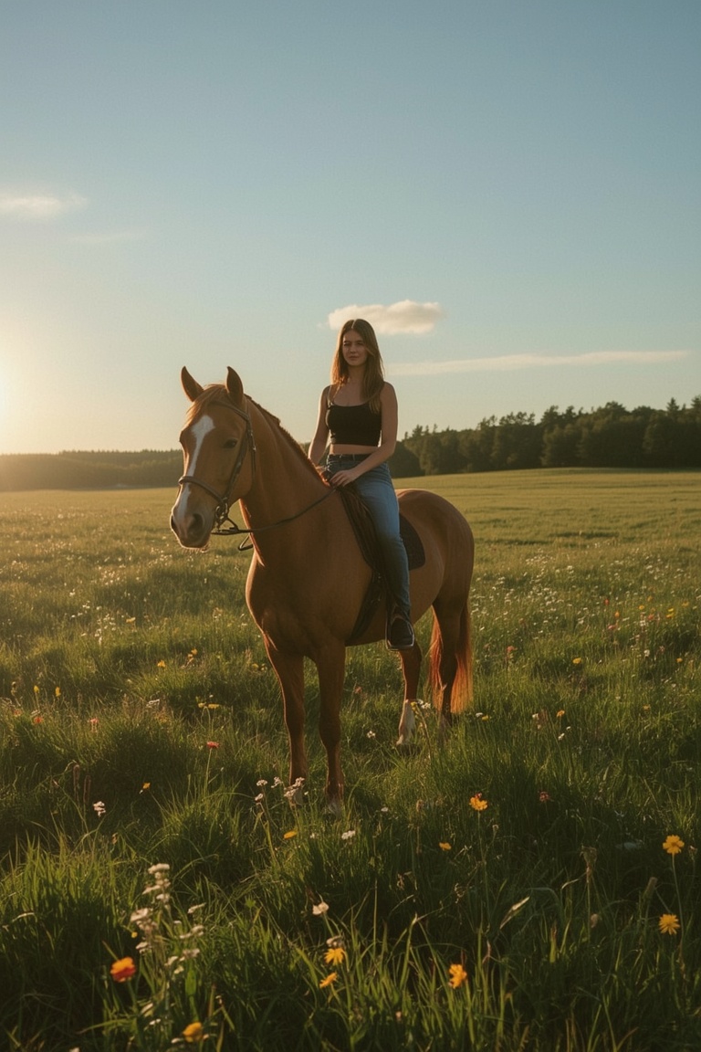 Golden Hour on the Meadow