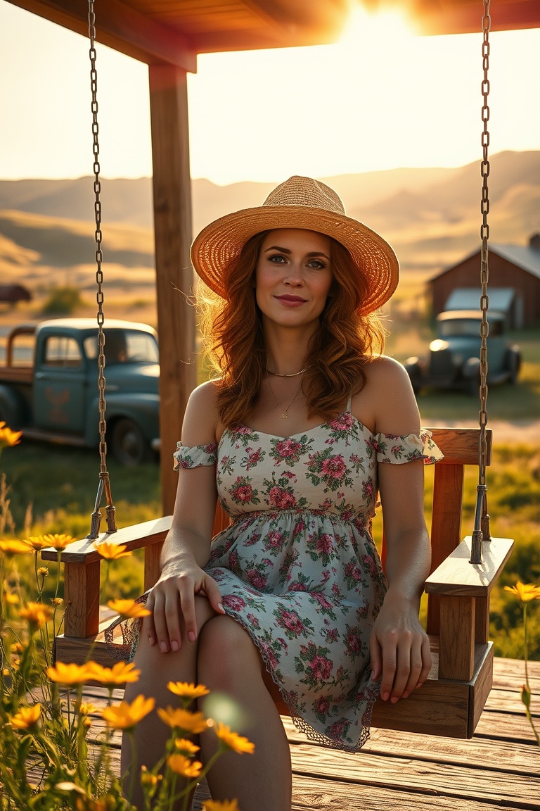 Golden Hour on the Porch