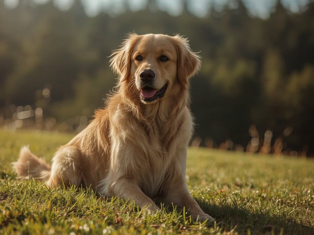 Golden Hour Retriever