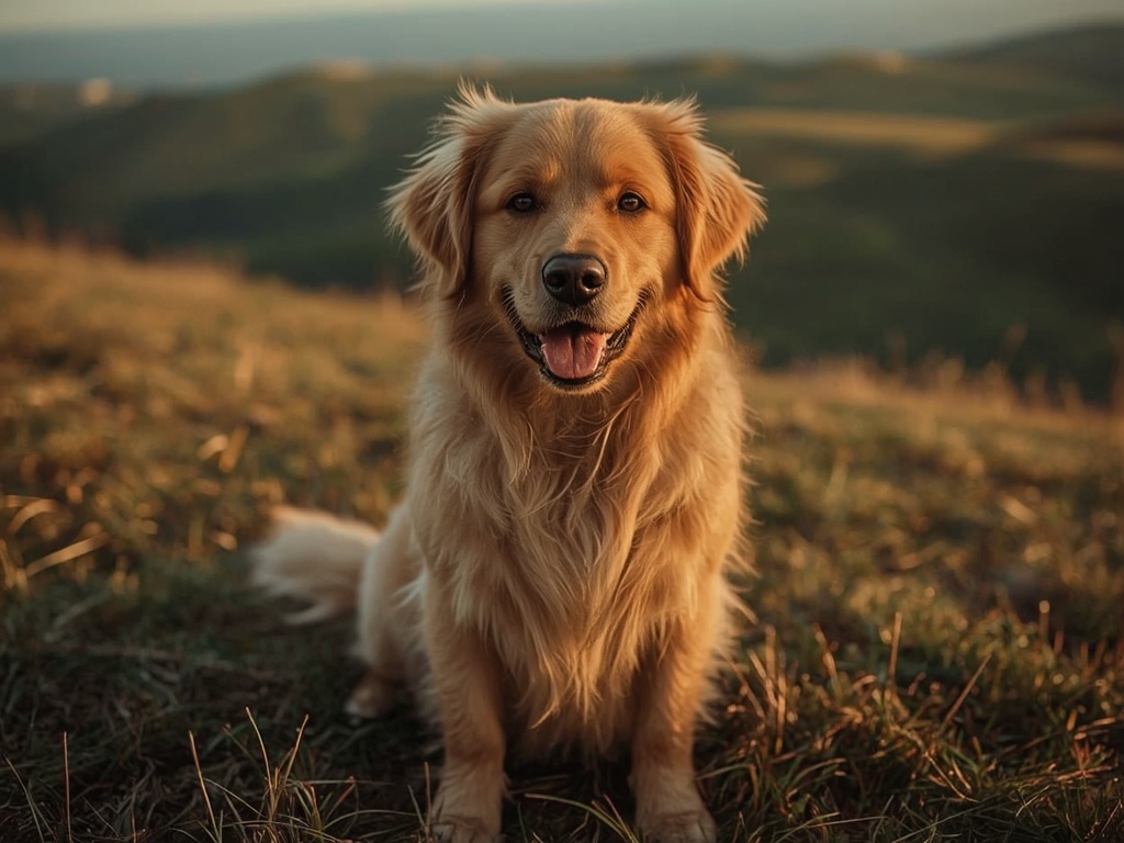 Golden Hour Retriever
