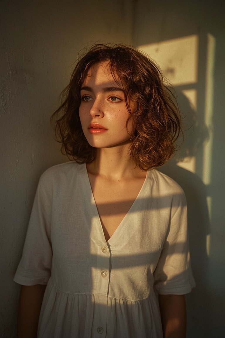 Golden Hour Window Portrait