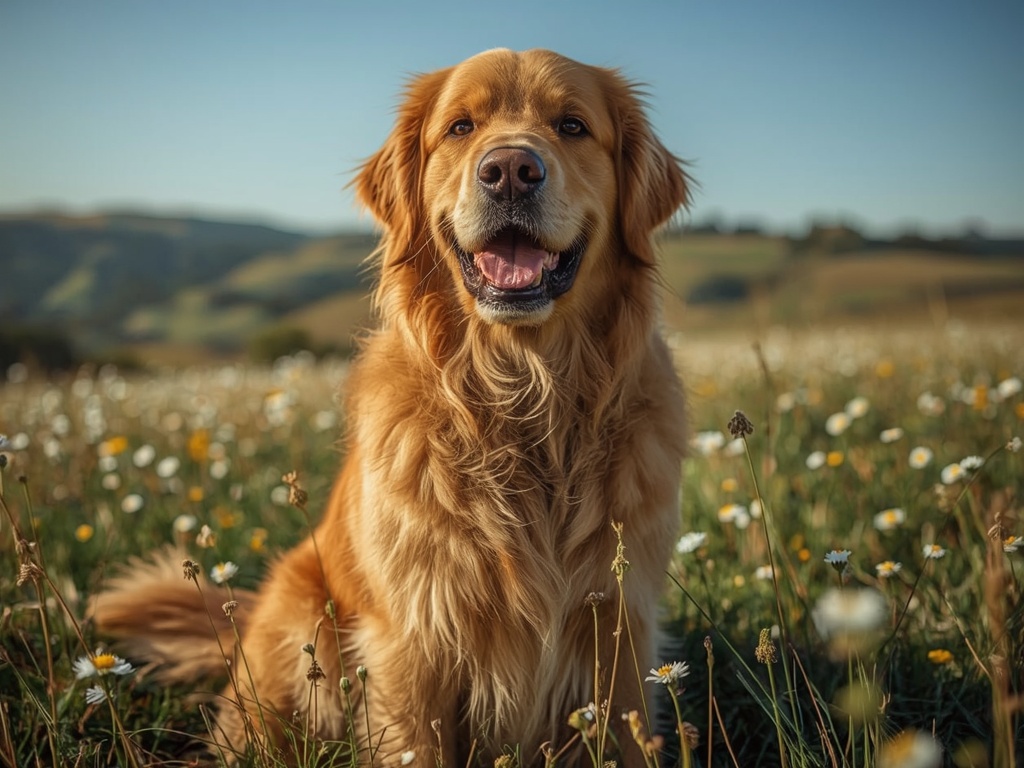 Golden Morning in the Meadow