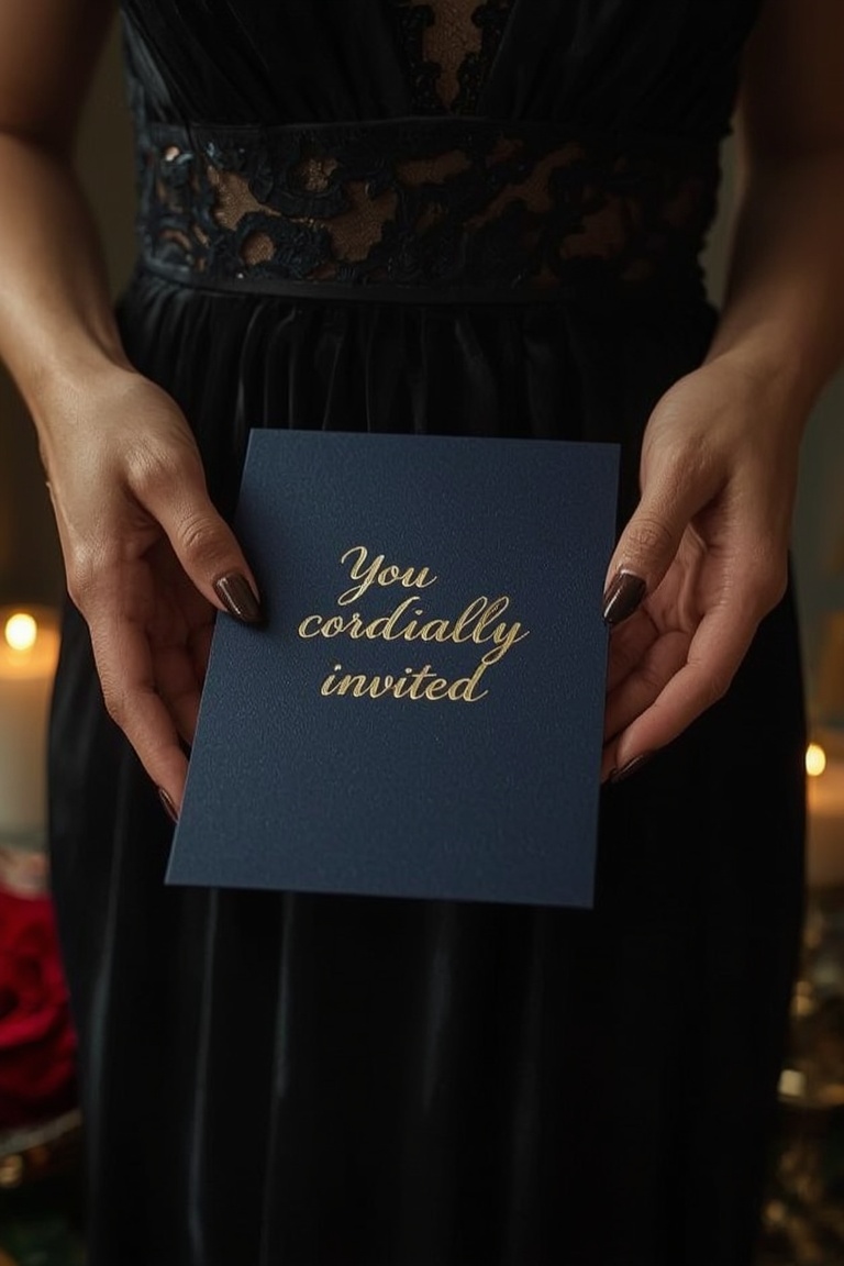 Golden Nights Gala Invitation