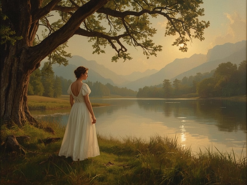 Golden Reflections at Dusk