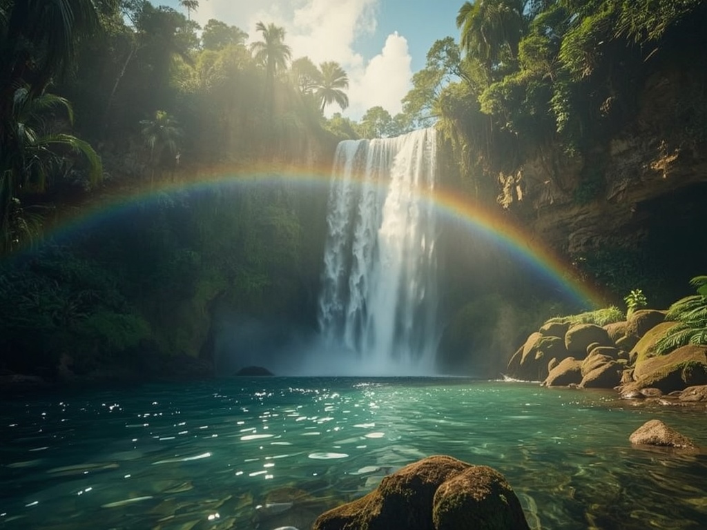Golden Sunrise Cascade