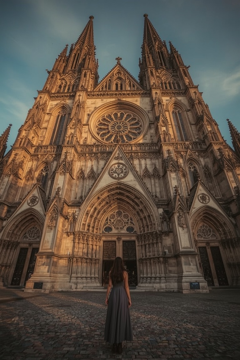 Gothic Grandeur at Dawn