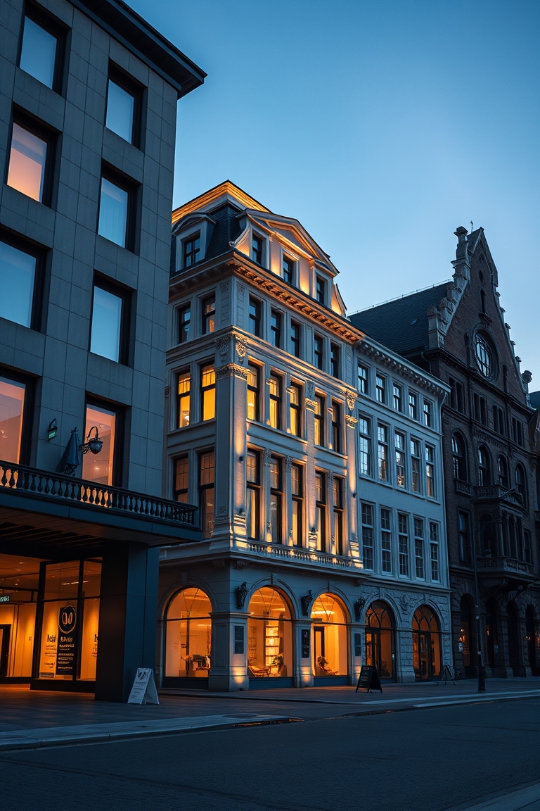 Modern Historical Buildings Architecture