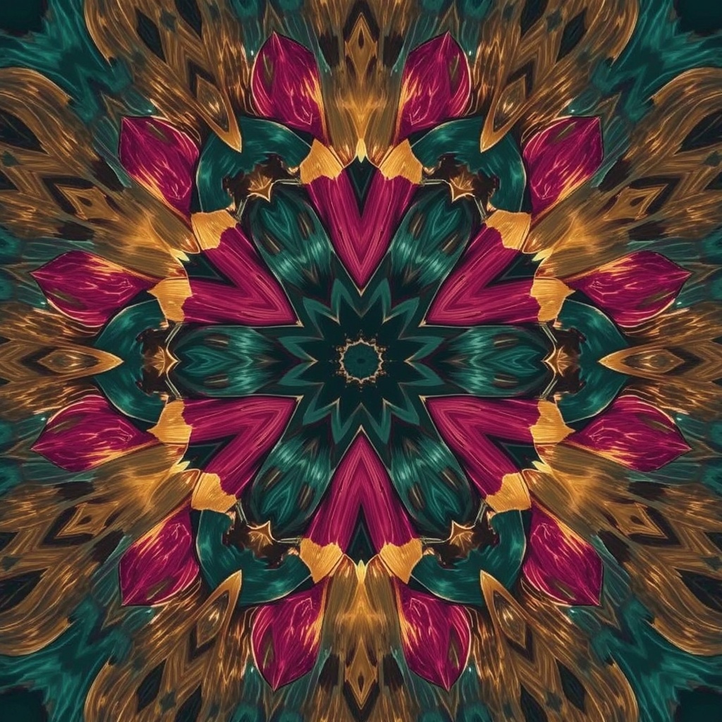 Infinite Symmetry: Kaleidoscopic Dream