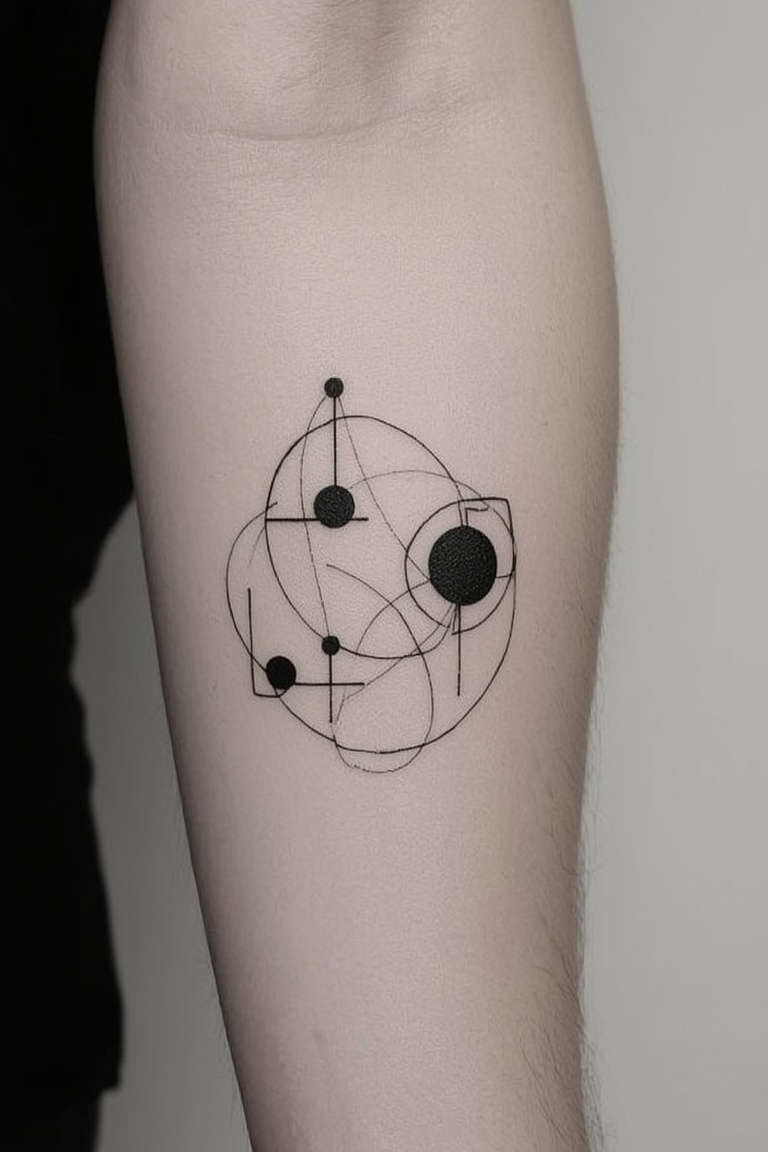 Intricate Fine Line Mandala Tattoo Design