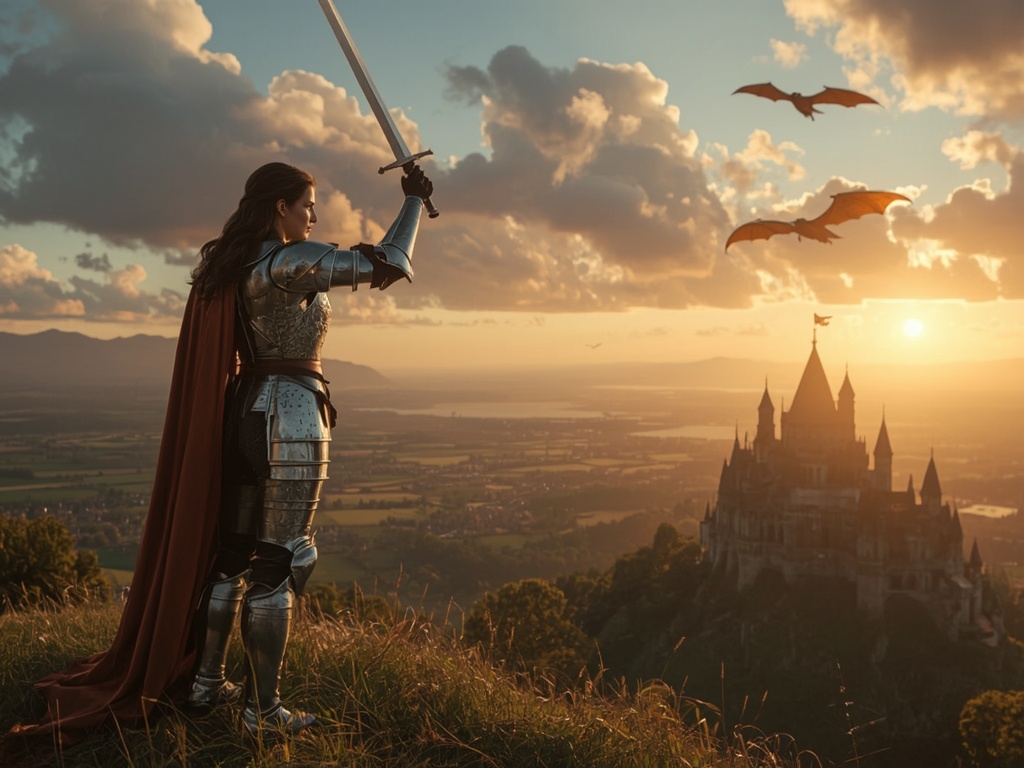 Knight's Vigil at Sunset Kingdom