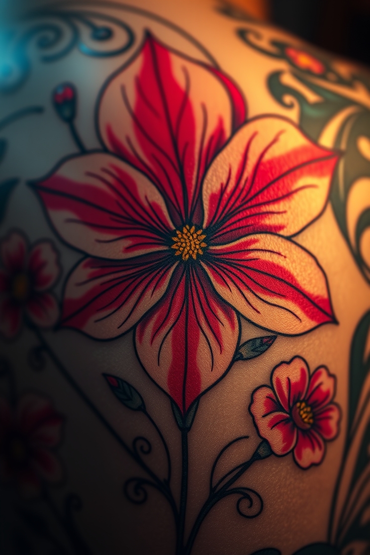 Premium Flower Tattoos