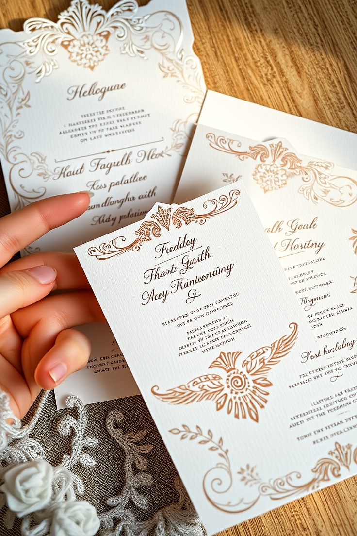 Real Wedding Invitations