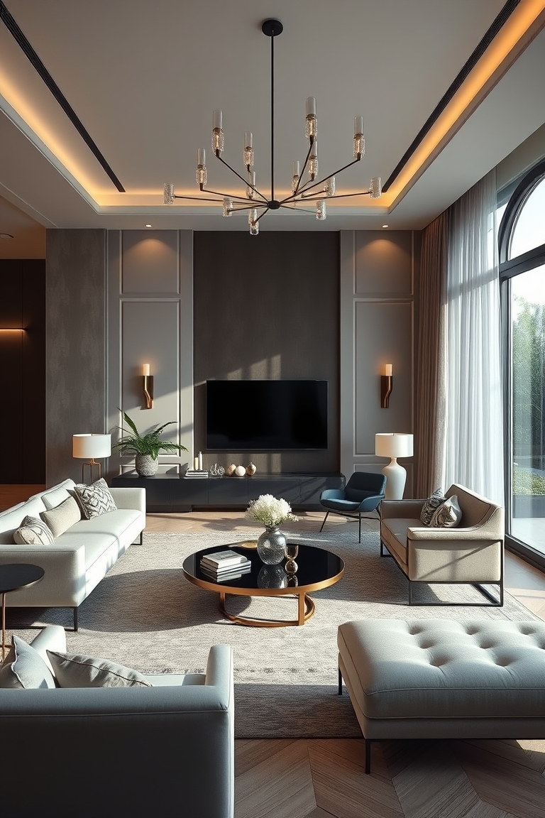 Elegant Living Room Decor Interior