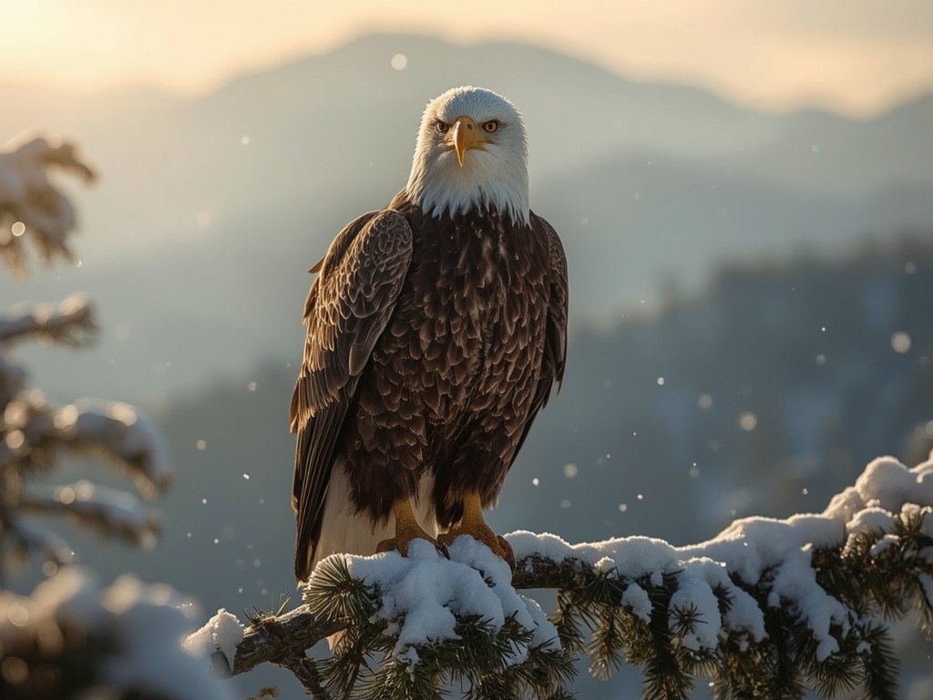 Majestic Eagle at Dawn