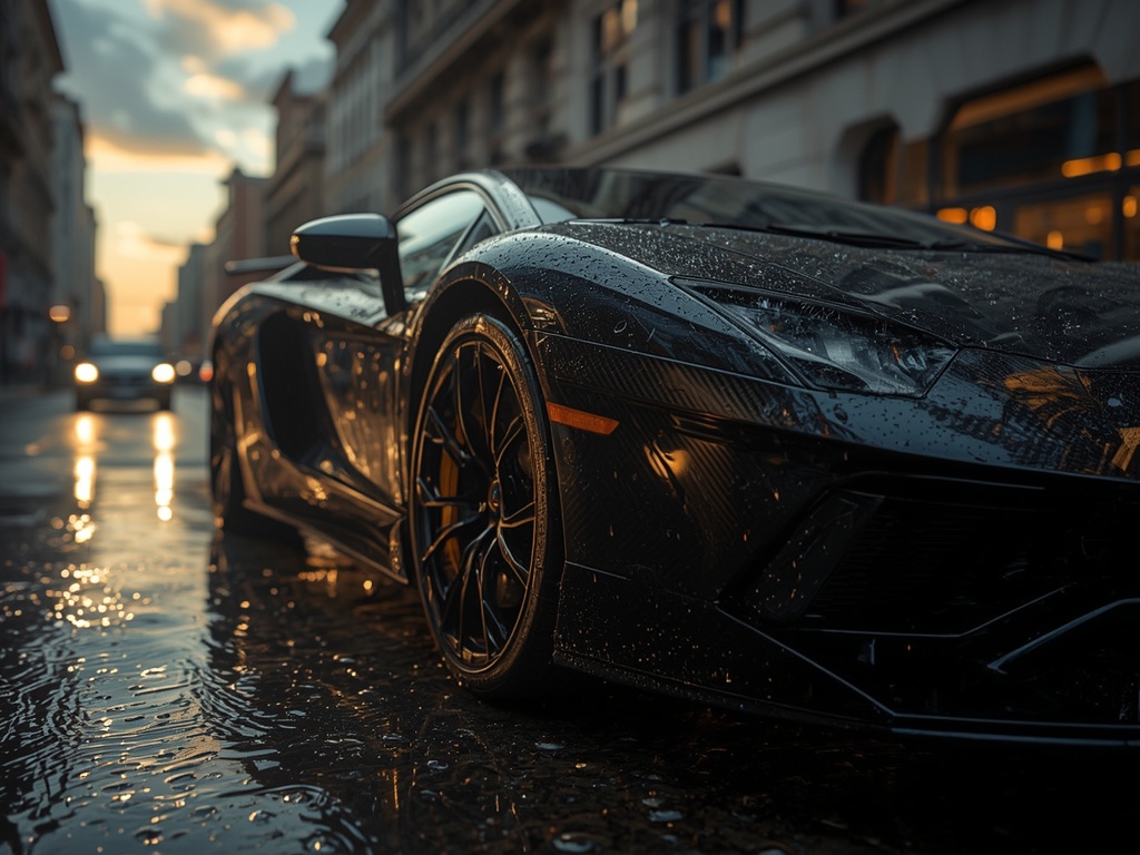 Midnight Apex: Urban Reflection
