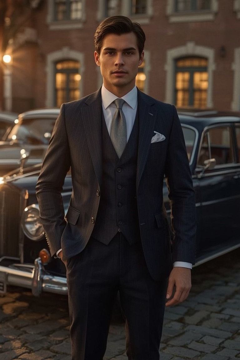 Midnight Elegance: Master of Formal Style