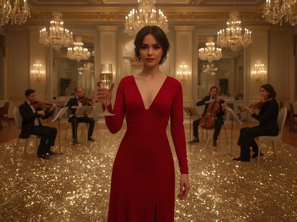 Midnight Kisses Under the Ballroom Chandeliers