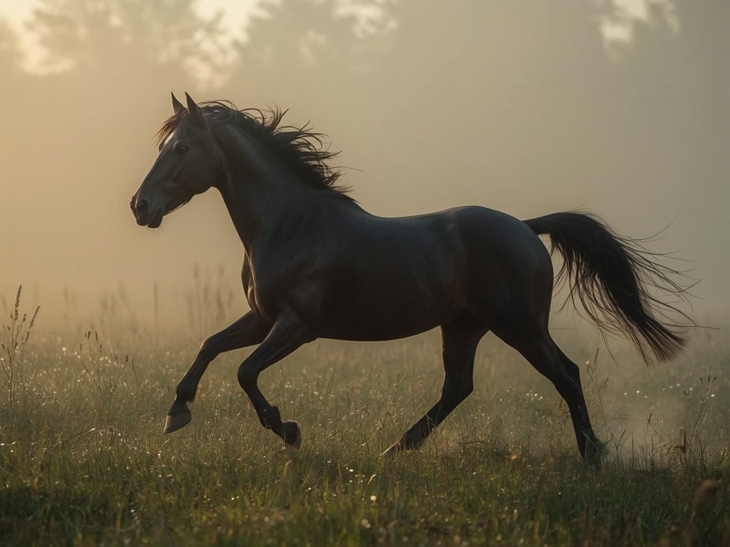Mist and Majesty: Dawn Stallion