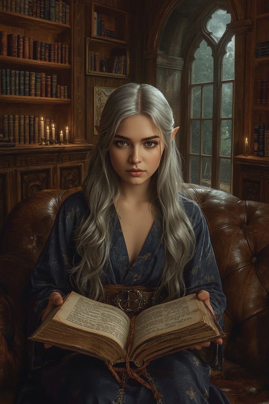 Moonlit Study of Aya