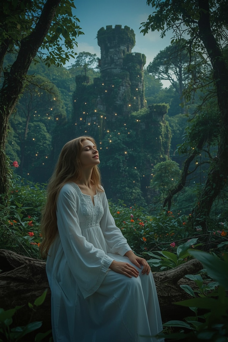 Moonlit Whispers in the Enchanted Forest