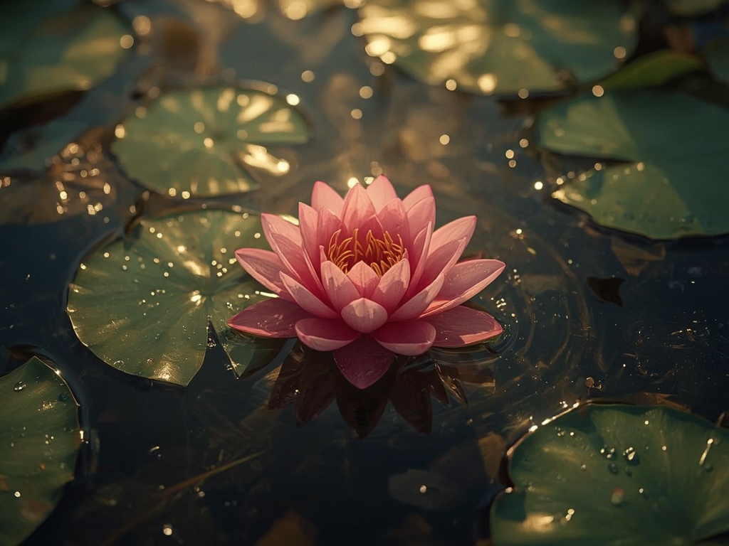 Morning Lotus Serenity