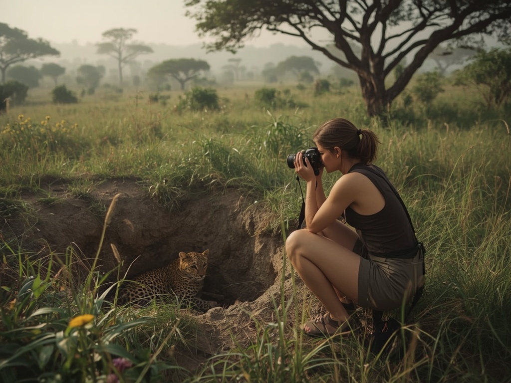 Morning Serenity - A Leopard's Den