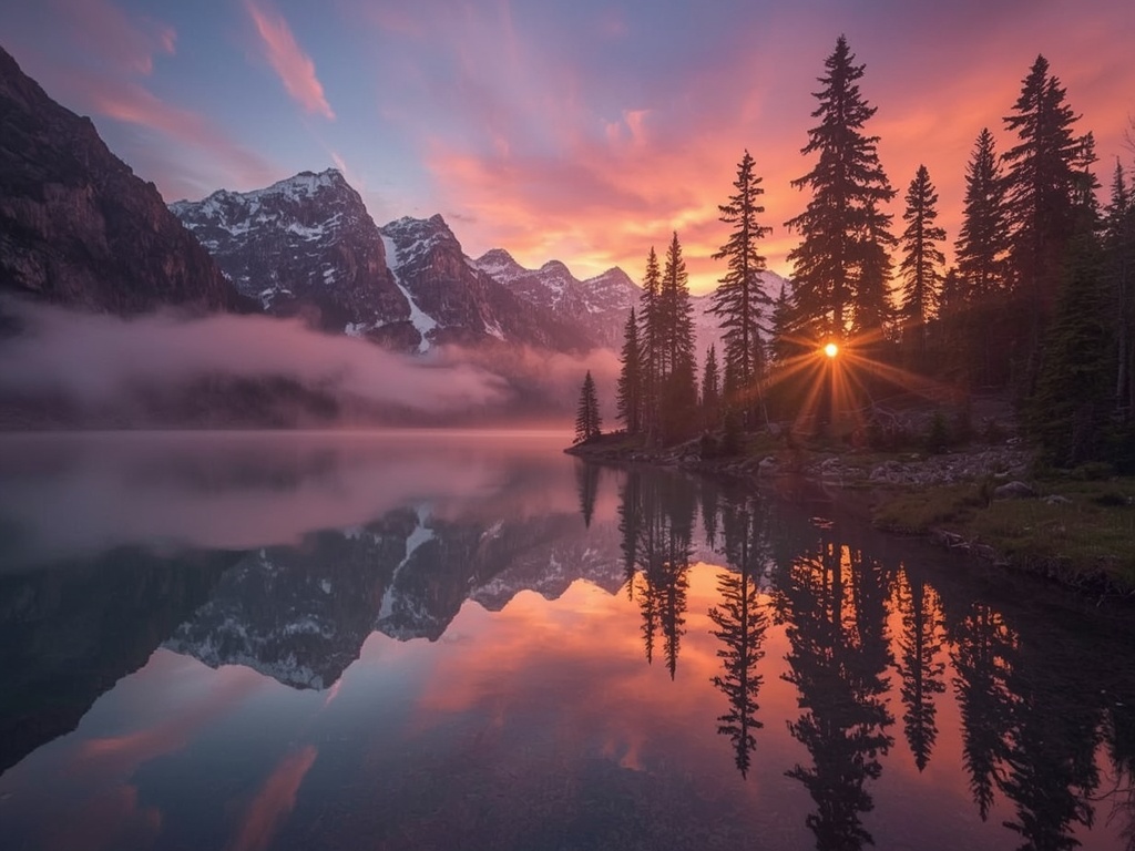 Morning Serenity at Alpine Lake