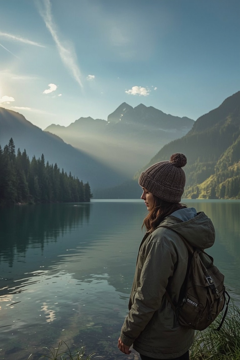 Morning Serenity in the Mountains