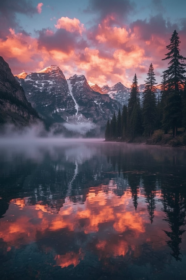 Mountain Lake Dawn