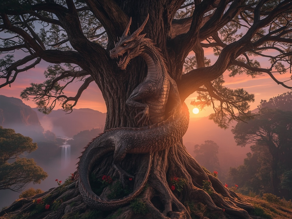 Mystic Dragon's Embrace