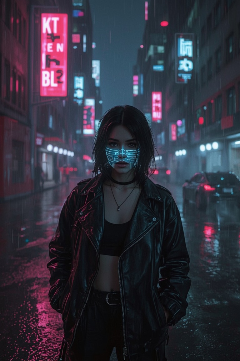 Neon Alley: The Cyberpunk Guardian